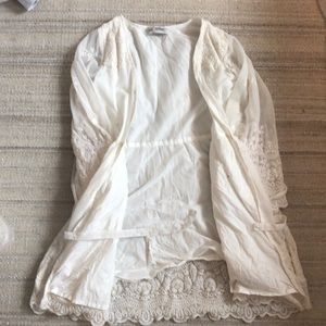 Fancy coat throw over